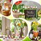40 Pcs Spring Mini Gnomes Figurine Miniature Spring Gnome Resin Statues Flowers Sunflower Mini Resin Gnomes Table Decor for Summer Tiny Elf Indoor Outdoor Garden Plant Pots